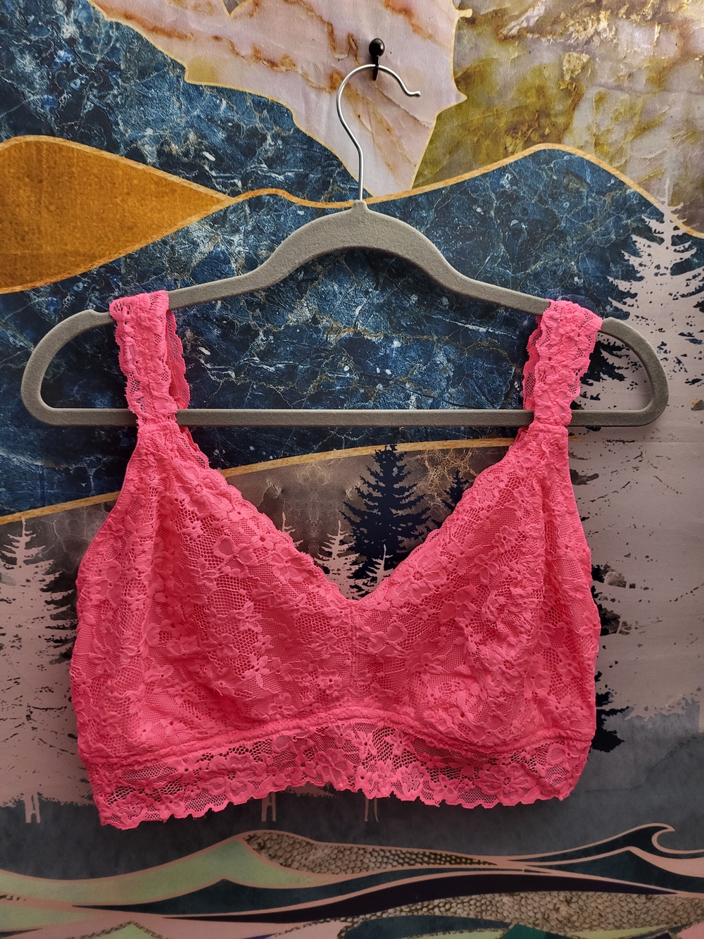 No Boundaries Pink Lace Bralette